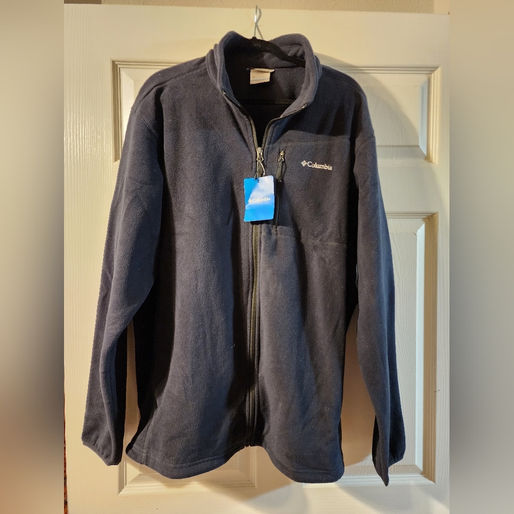 Columbia Men's Navy Zip-Up Sweater